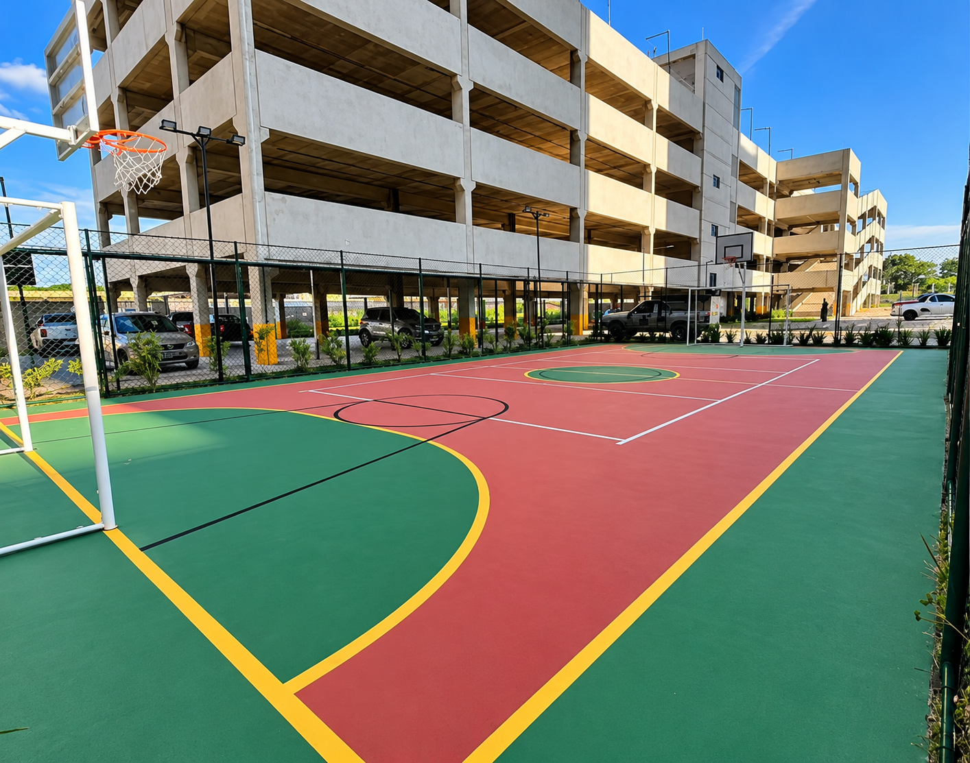 Quadra esportiva no HM Maxi Campinas